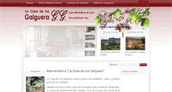 Desktop Screenshot of lacasadelosgalguera.com