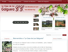 Tablet Screenshot of lacasadelosgalguera.com